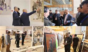 第三届中国民族美术双年展复评工作会在华中美术馆举办